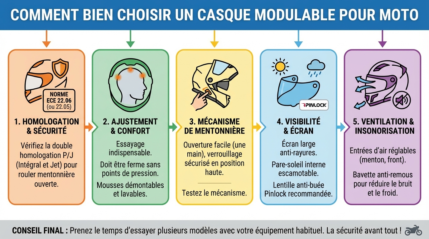 Comment bien choisir un casque modulable pour moto 1 Comparatif des meilleurs casques modulables