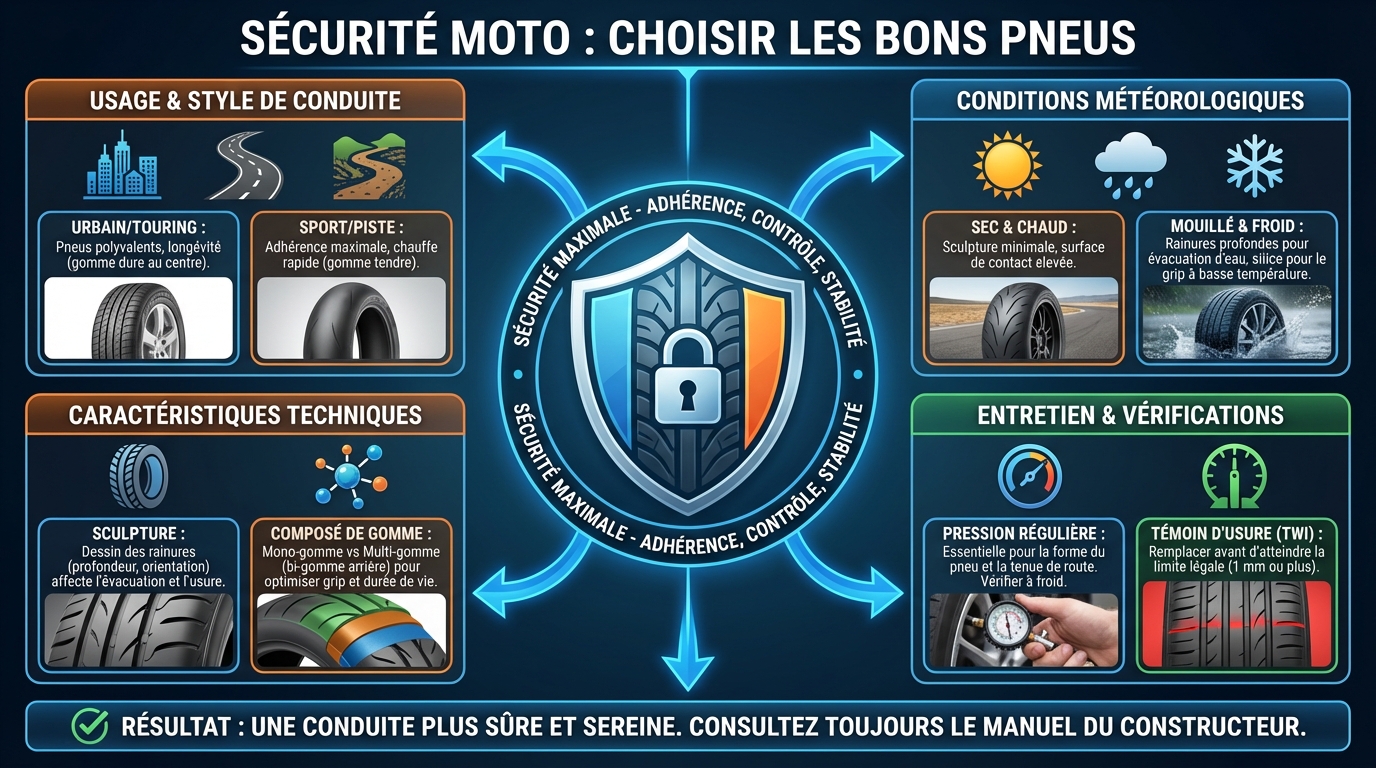 Comment choisir ses pneus moto