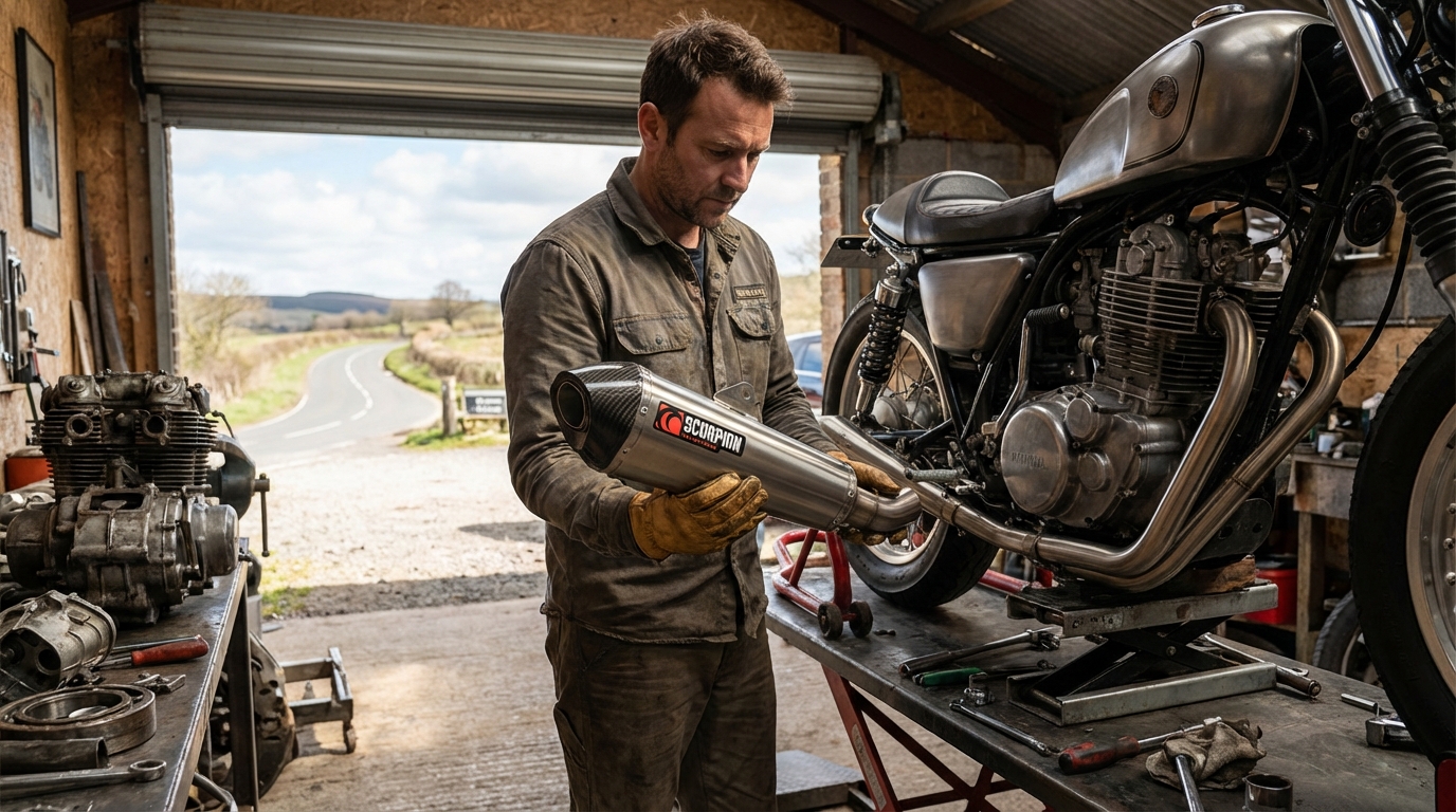 Découvrez l'échappement scorpion pour votre moto