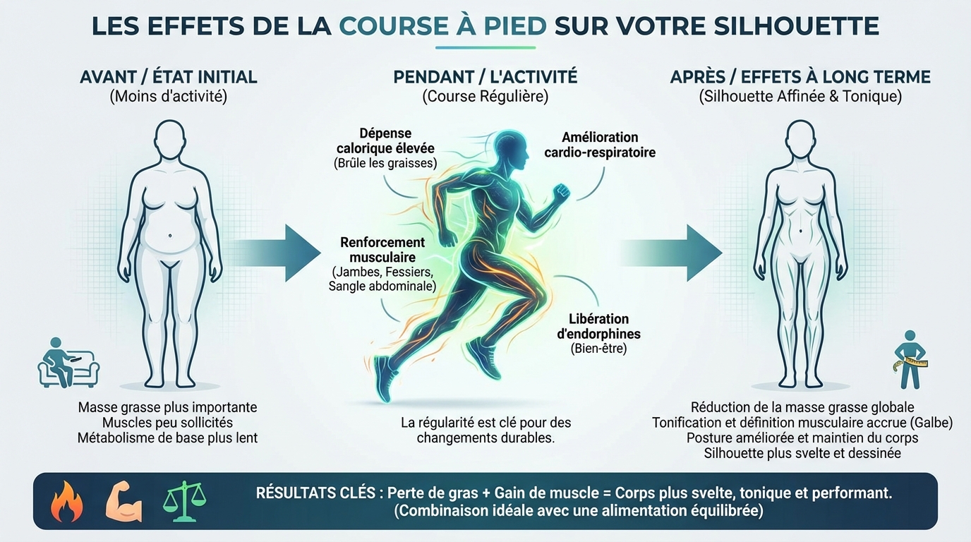 Comment la course affecte la silhouette