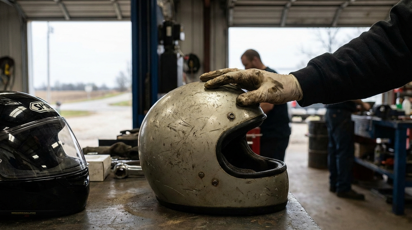Quelle est la durée de vie d'un casque de moto ?