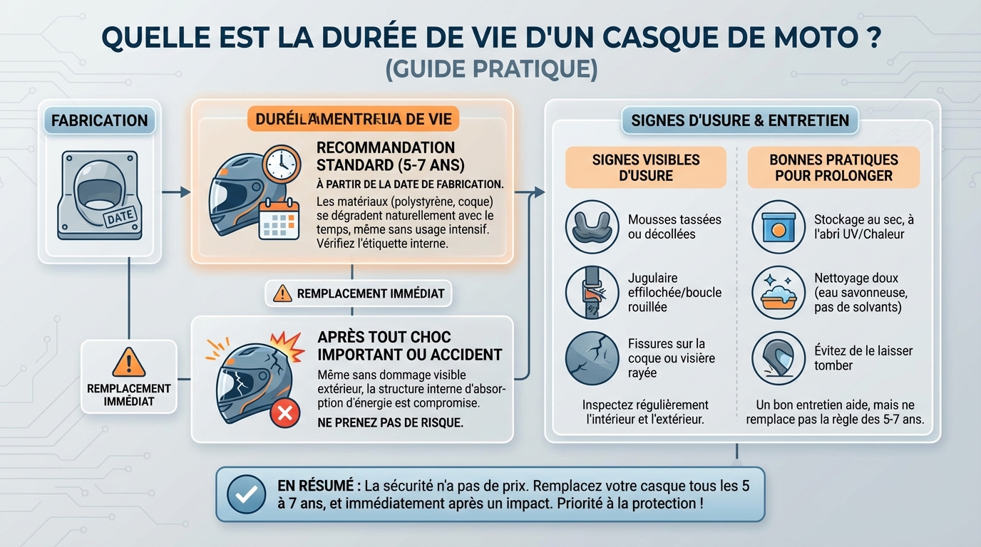 Quand faut-il changer son casque ?