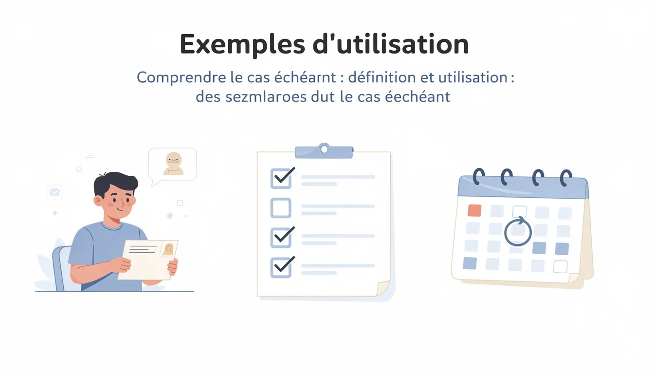 Comprendre le cas échéant : définition et utilisation 1 Exemples d'utilisation