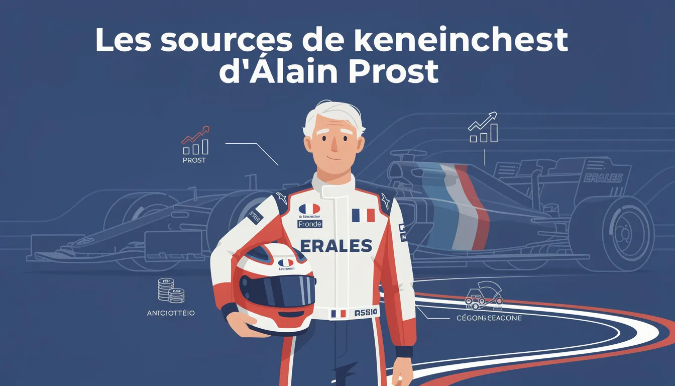 Découvrez la fortune d'alain prost, légende de la F1 1 Les sources de revenus d’Alain Prost