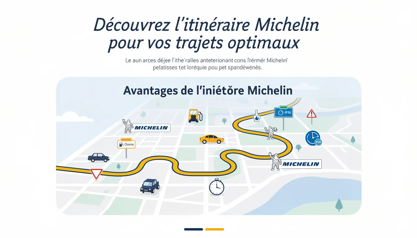 Avantages de l'itinéraire Michelin