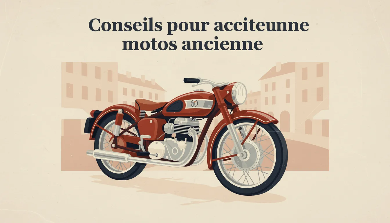 Découvrez l'univers fascinant des motos anciennes 1 Conseils pour acheter une moto ancienne