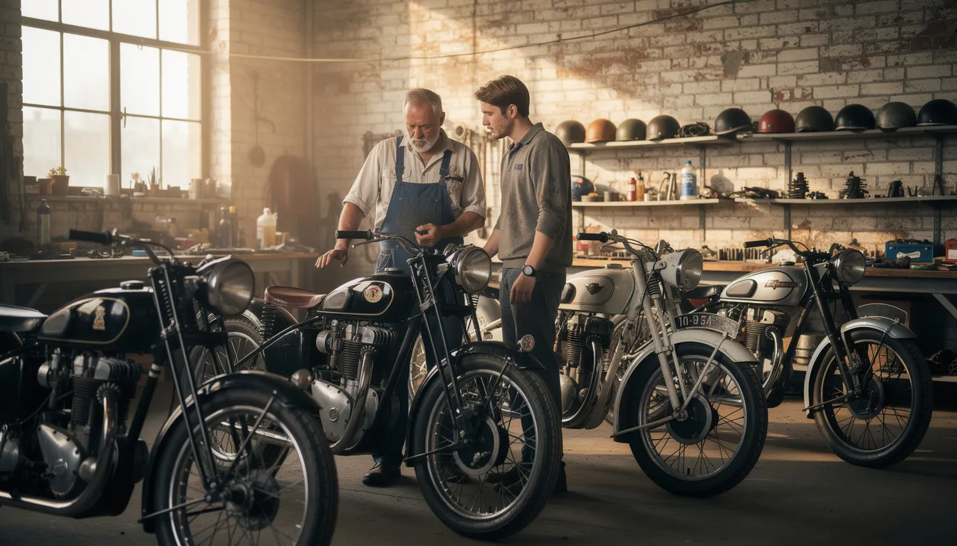 Découvrez l'univers fascinant des motos anciennes