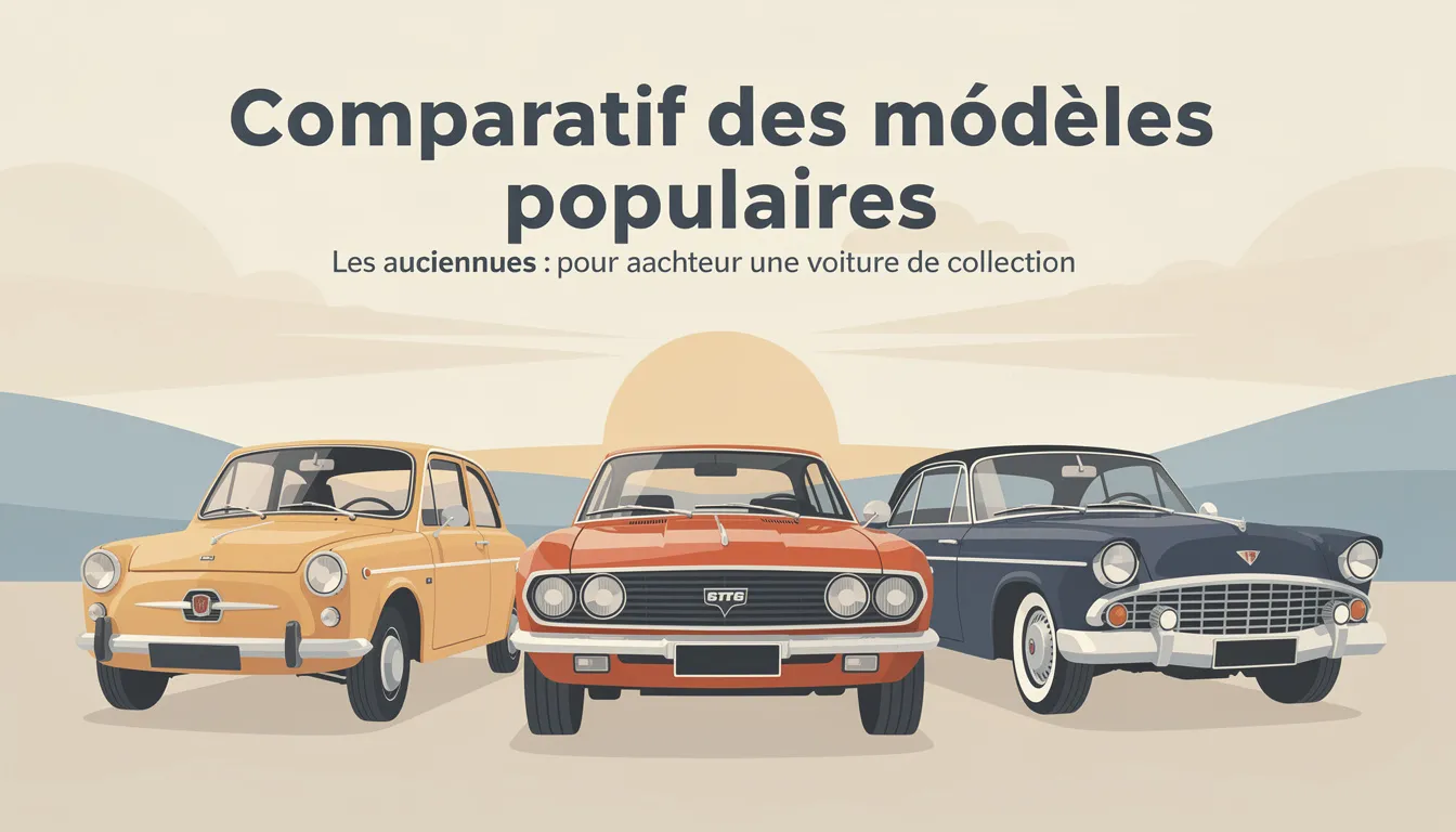 Comparatif des modèles populaires