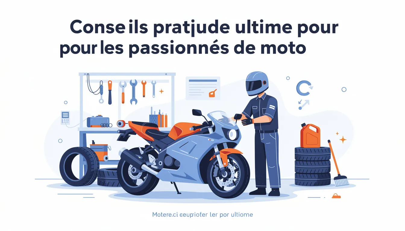 Motoservice : le guide ultime pour les passionnés de moto 1 Conseils pratiques pour l’entretien de votre moto