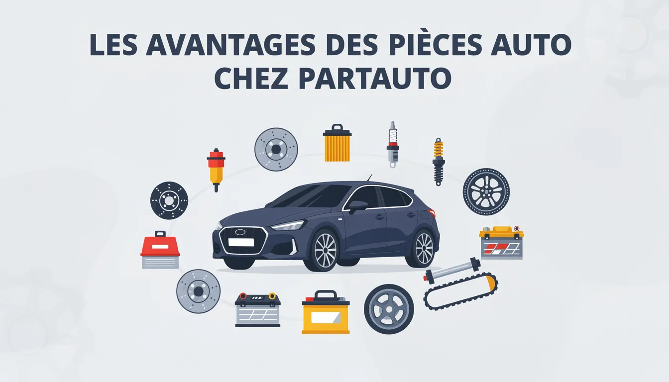 Les avantages des pièces auto chez Partauto
