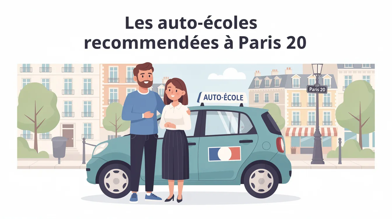 Choisissez la meilleure auto-école à paris 20 1 Les auto-écoles recommandées à Paris 20