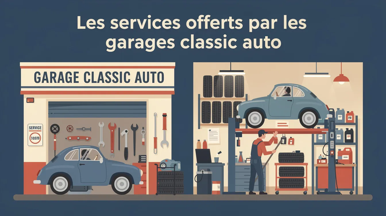 Découvrez le garage classic auto près de chez vous 1 Les services offerts par les garages classic auto