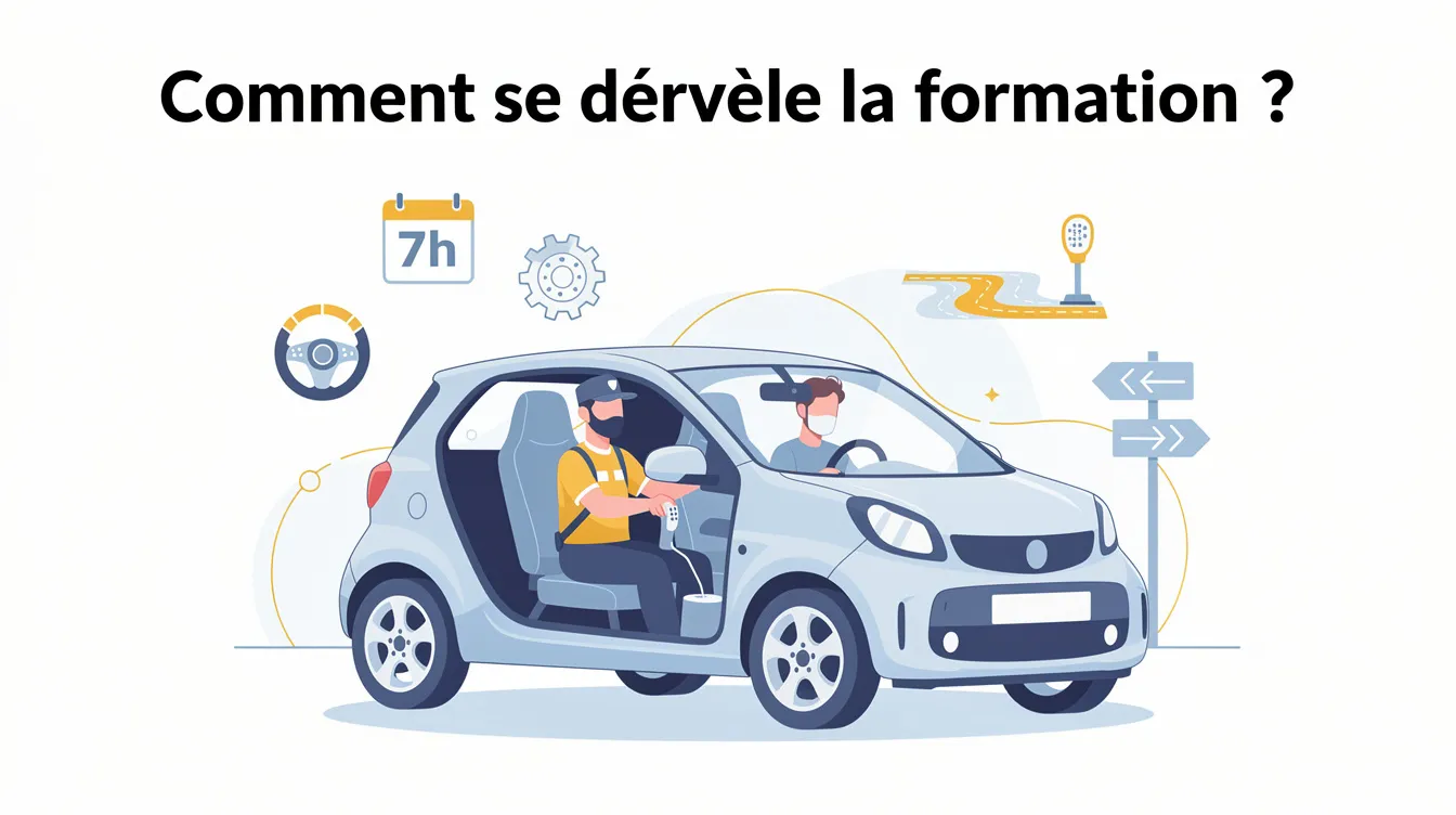 Formation 7h boîte manuelle : prix et infos essentielles 1 Comment se déroule la formation ?