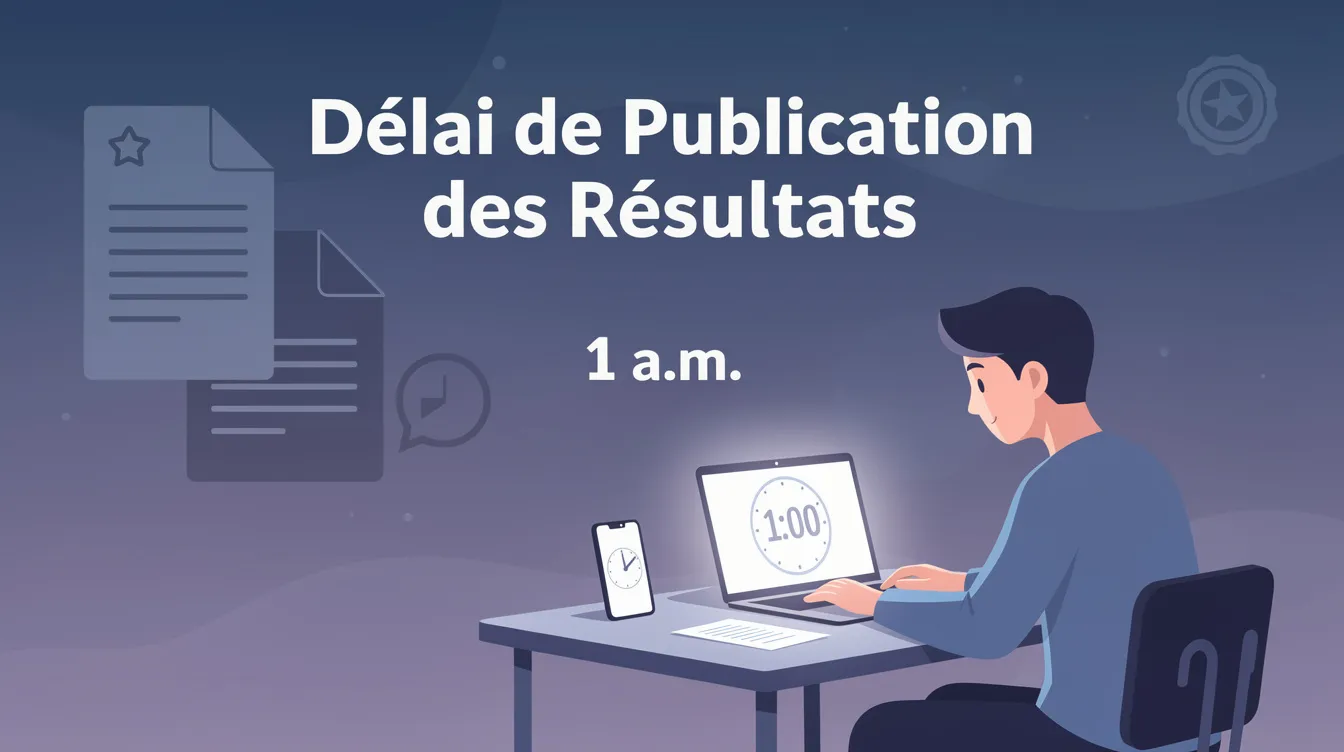 Résultat du permis : vérifiez-le à 1h du matin facilement 1 Délai de Publication des Résultats